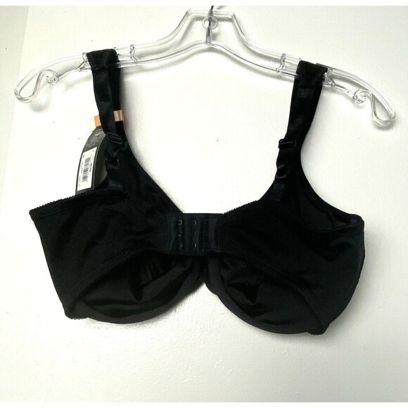 Bali Lift Full-Figure Bra 3353 Black Size 34DD Shaped Stitch Free - Picture 6 of 10